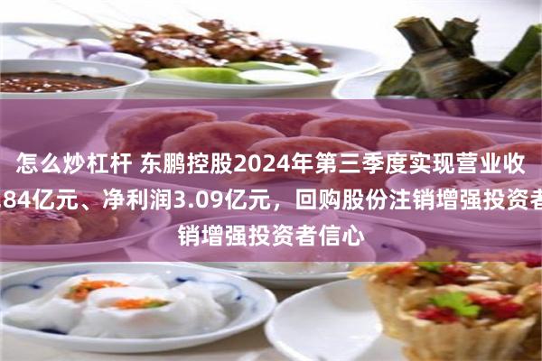 怎么炒杠杆 东鹏控股2024年第三季度实现营业收入46.84亿元、净利润3.09亿元，回购股份注销增强投资者信心